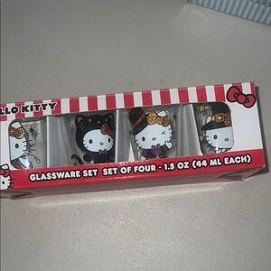 Hello Kitty Glassware Set of Four